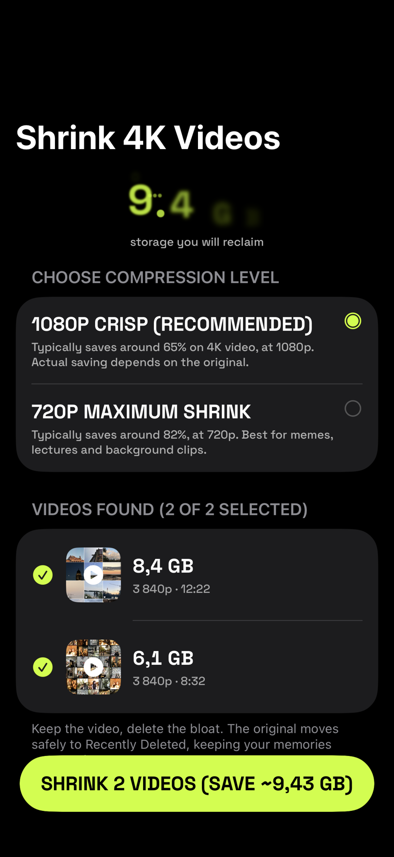 Video Compressor & Category Audit